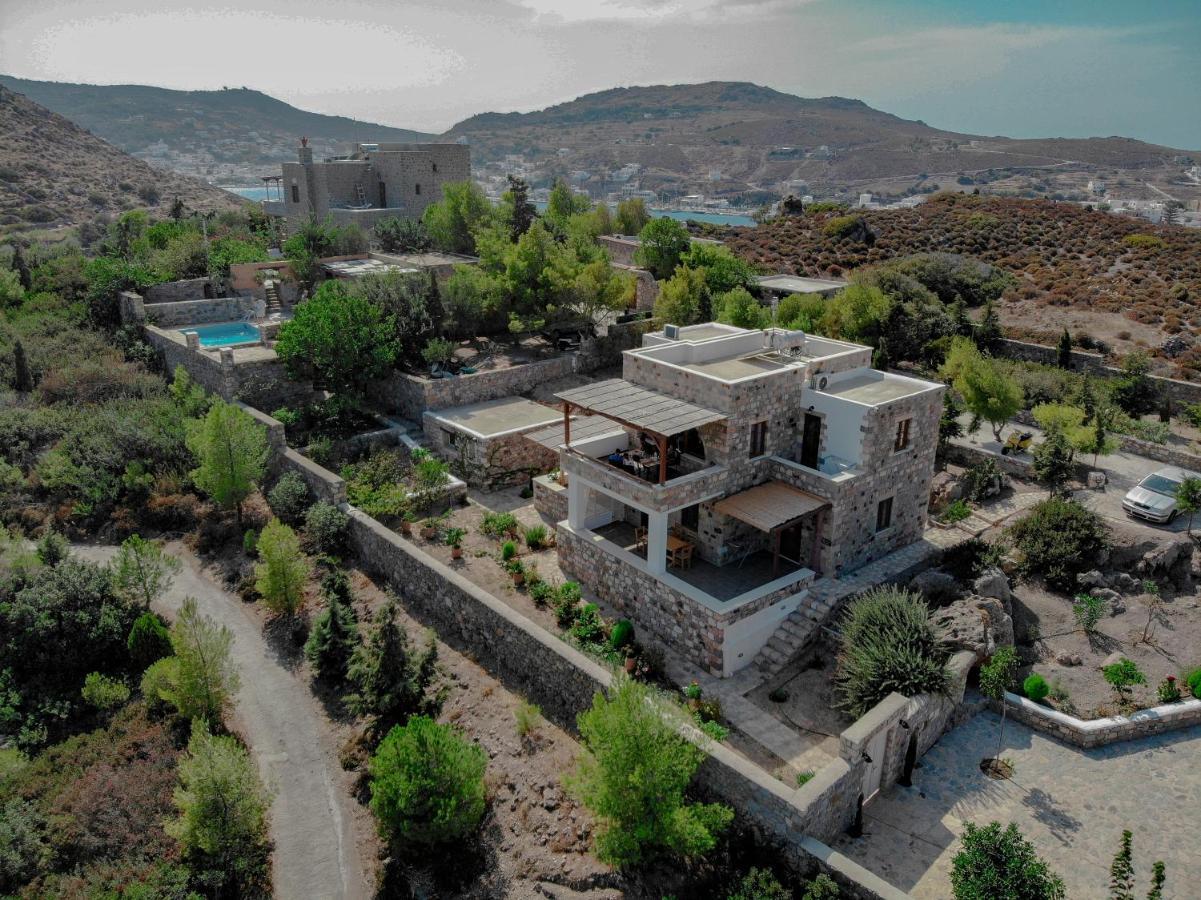 Villa Blue Vista Patmos Skála Exterior foto