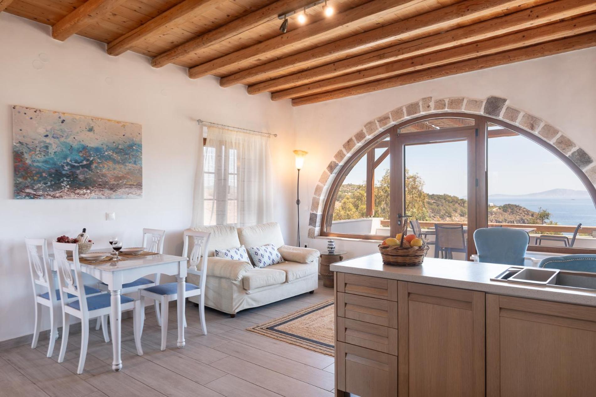 Villa Blue Vista Patmos Skála Exterior foto