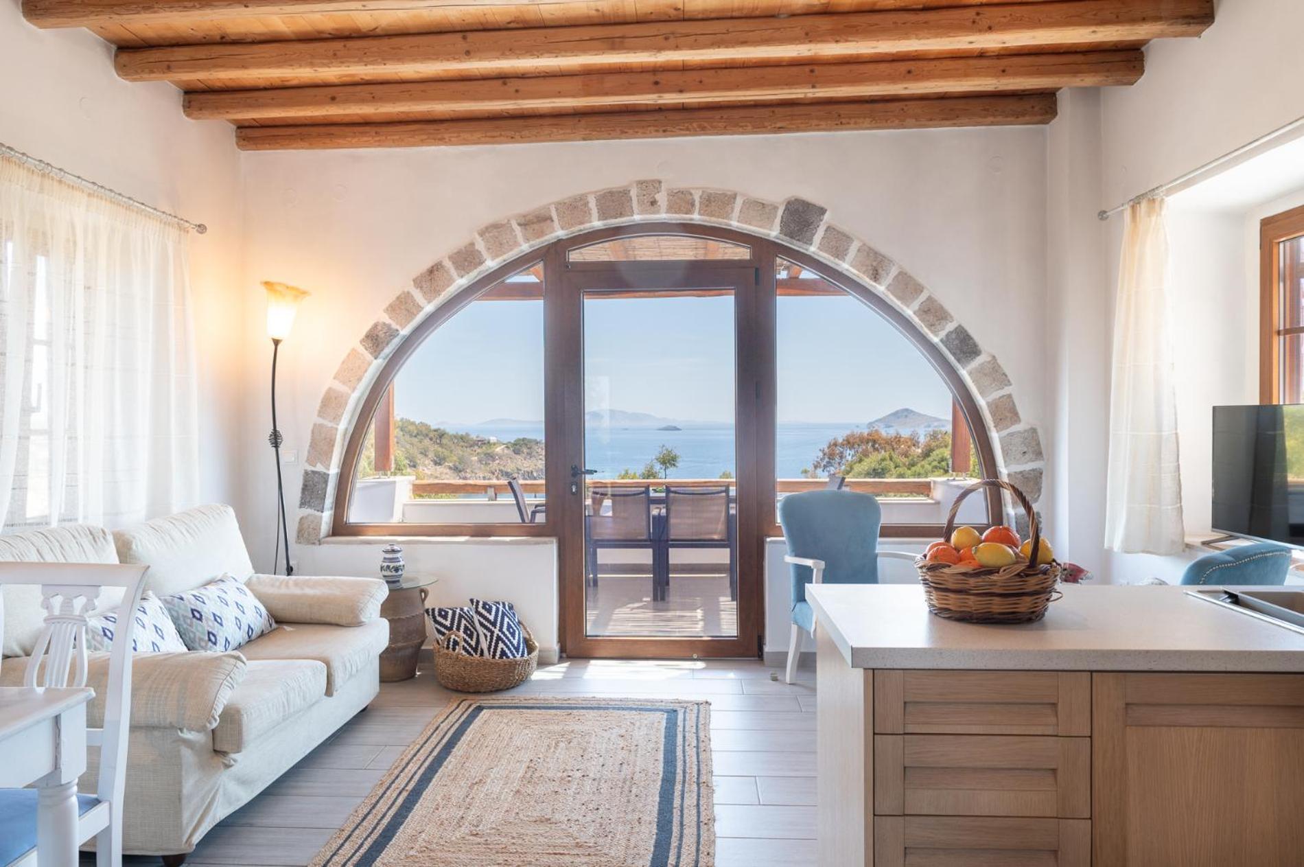 Villa Blue Vista Patmos Skála Exterior foto