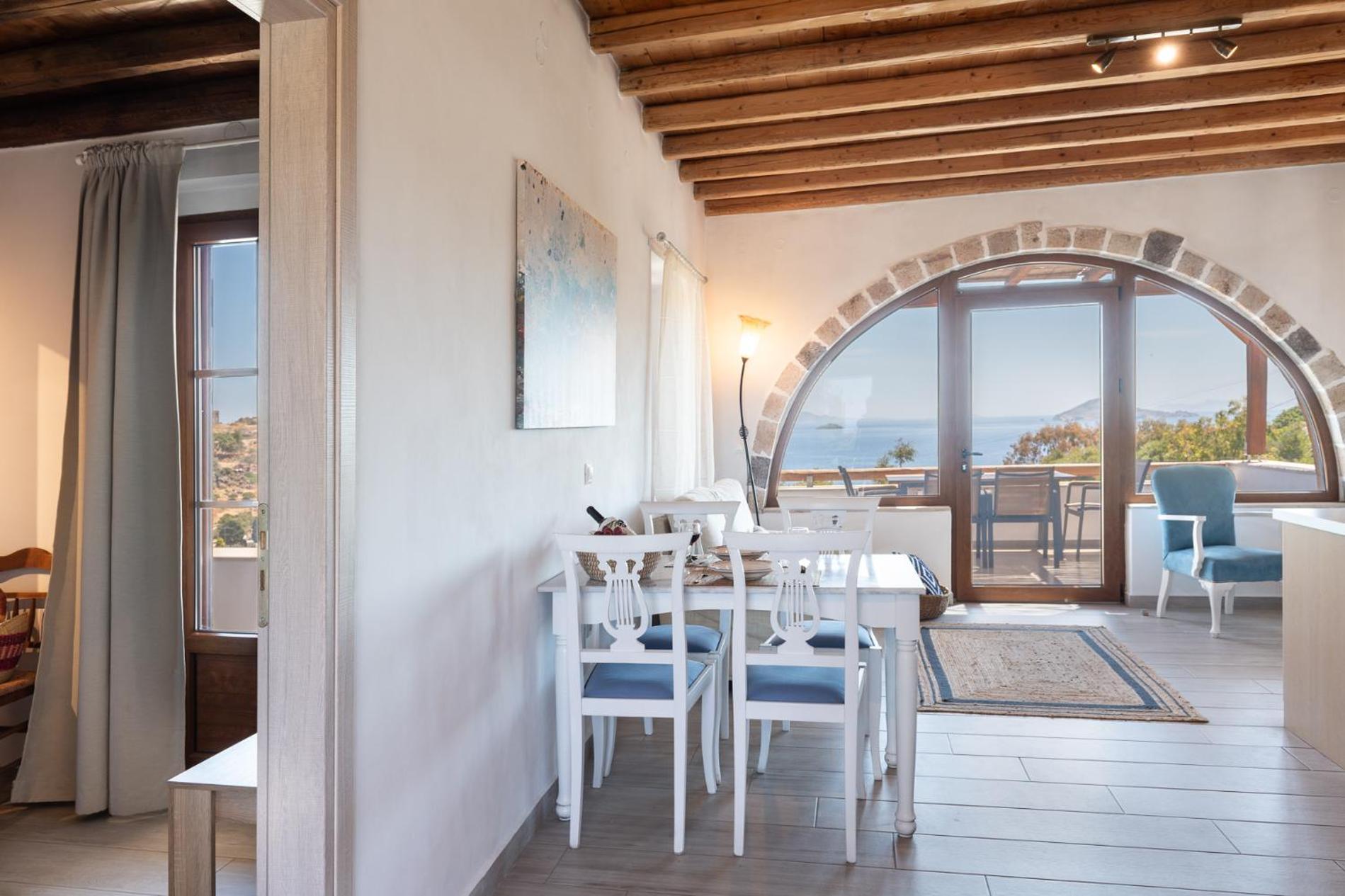 Villa Blue Vista Patmos Skála Exterior foto