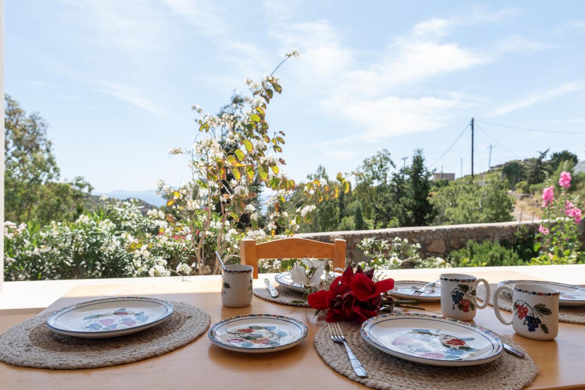 Villa Blue Vista Patmos Skála Exterior foto